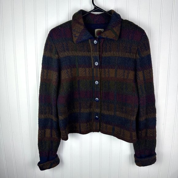 Millma Bolivia Button Up Sweater 100% Alpaca Size Small - Picture 1 of 6